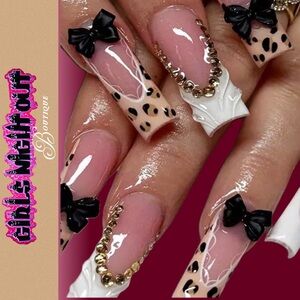 Leopard print Press-On Nail Set